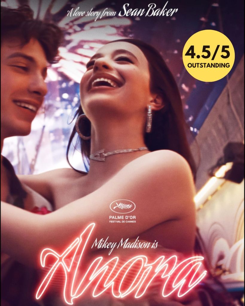 anora movie review, sean baker, oscar awards, best screenplay, best director, best picture, best editing