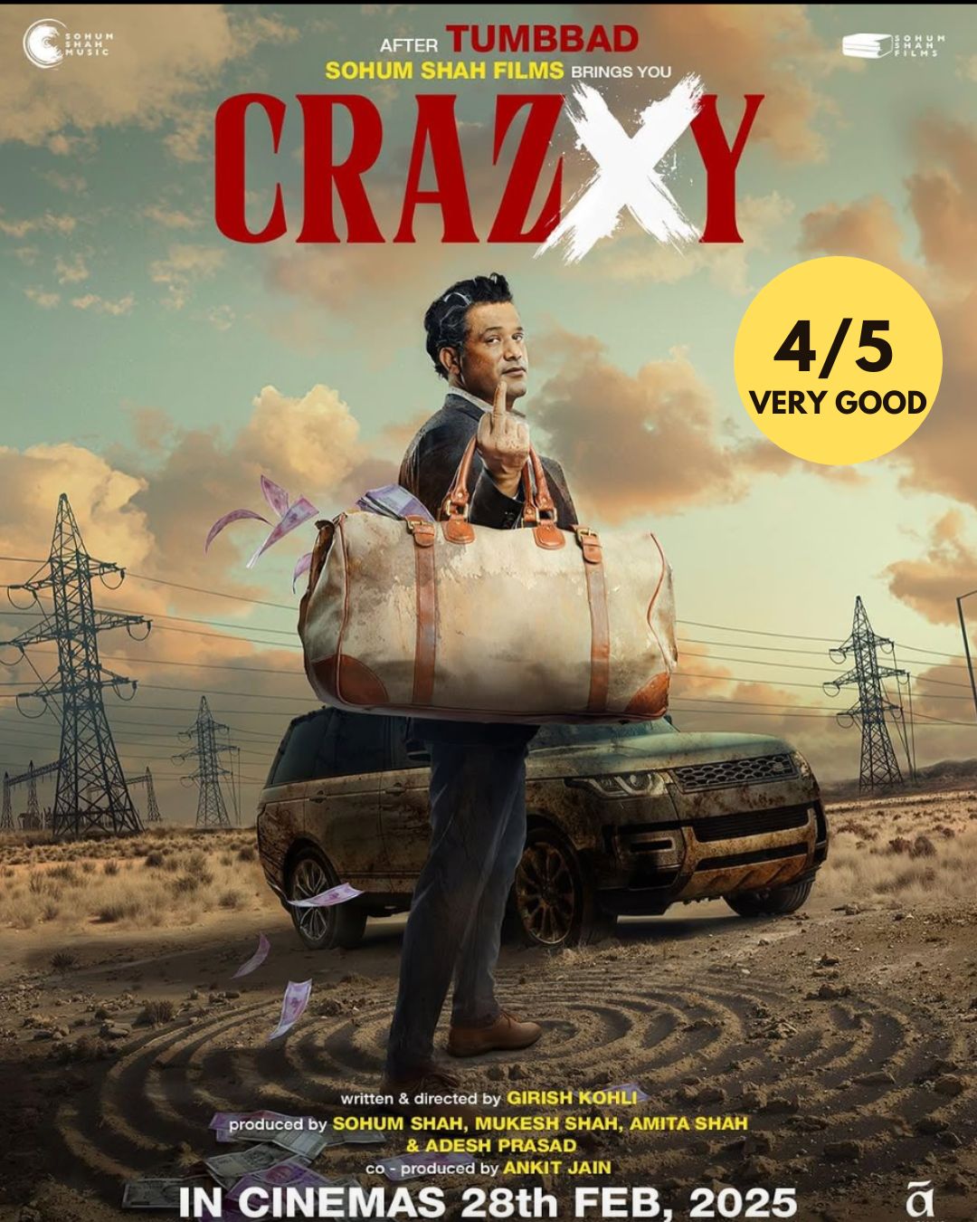 Crazxy movie review, movie rating, crazxy movie rating